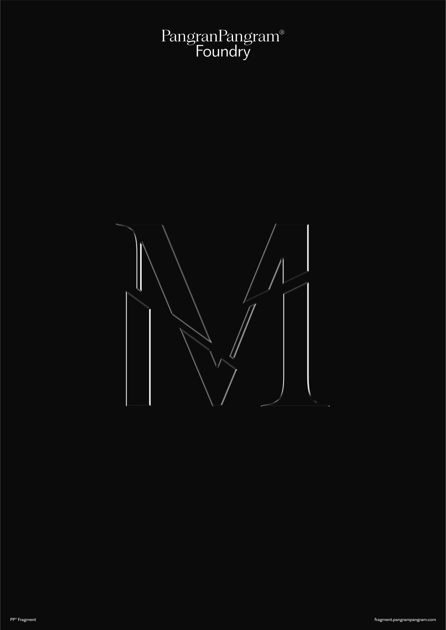 Pangram Pangram® Foundry 알파벳 M